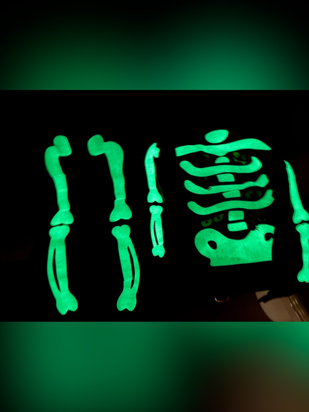 Unisex Carters Halloween Skeleton Glow In The Dark Pajamas PJ Set 5T